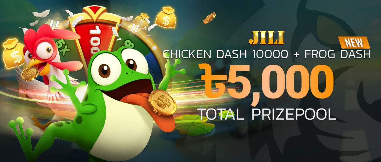 7C777 - Bangladesh's Finest Live Casino & Betting 3 JILI Chicken Dash 10000 + Frog Dash ৳5,000 Daily Cashback